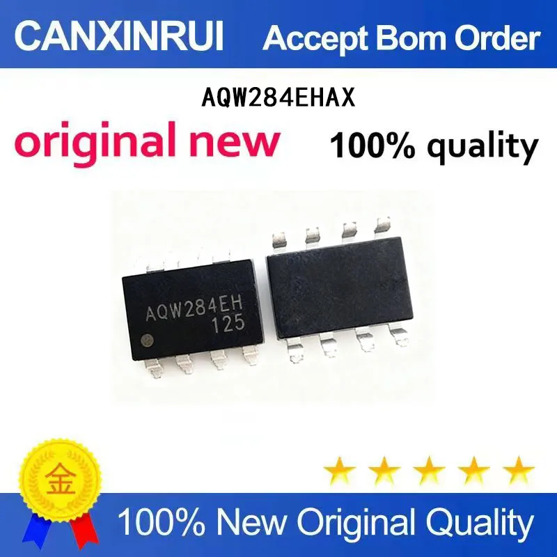 (5-100pieces)Brand New Original AQW284EHAX AQW284EH AQW284 SOP-8 Surface Mount Optocoupler Isolator