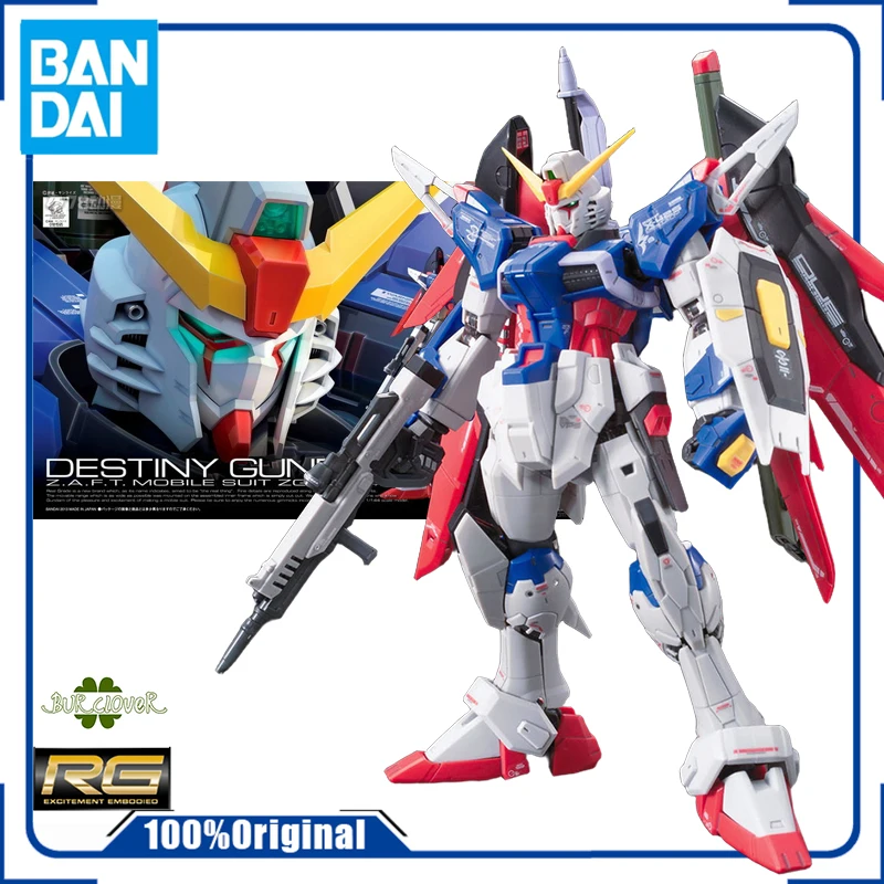 

Bandai Original RG Regular Edition 11 Destiny Gundam Anime Action Figure Assembly Model Toys Gifts For Children