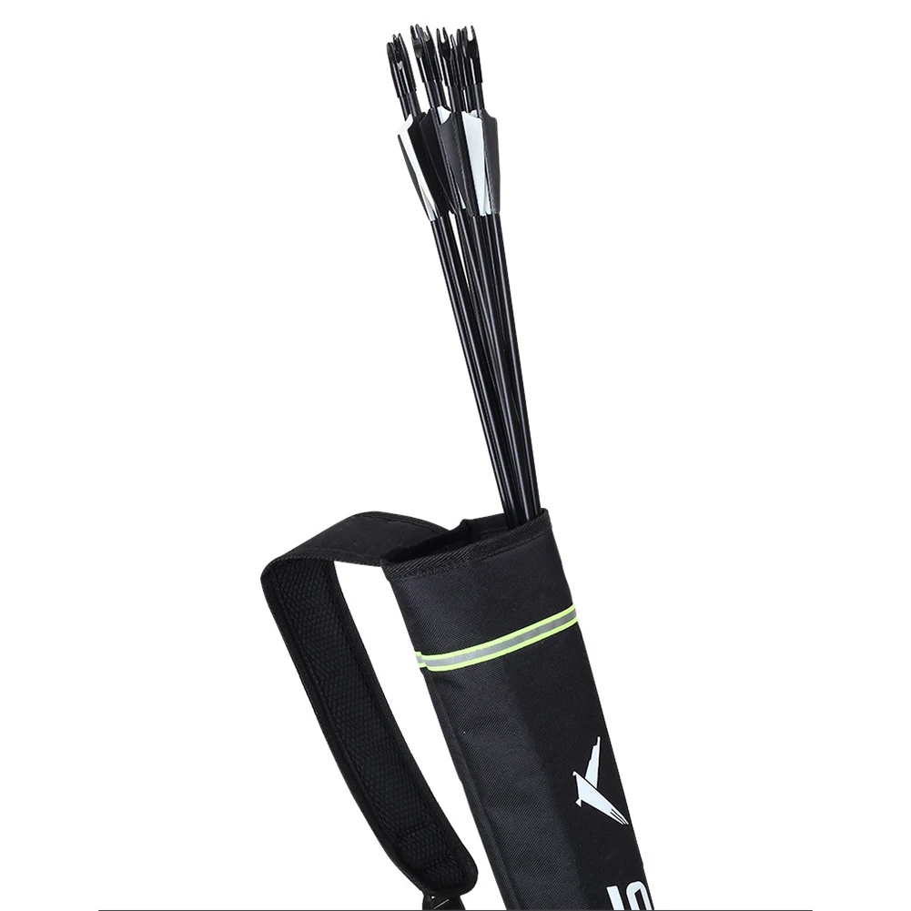 Arrow Quiver with Reflective Features No Tubes Back Quiver for Outdoor Training Holds 40 50 Arrows Oxford Cloth
