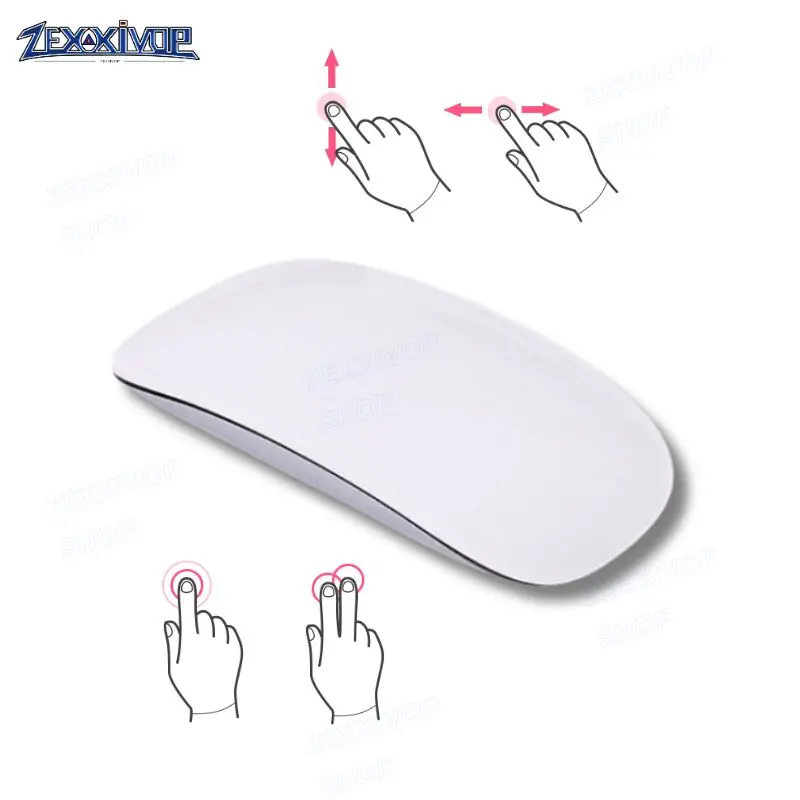 Zexxivop ratón inalámbrico tipo c, dispositivo recargable con gesto, multitáctil, Bluetooth, para Macbook/ordenador portátil/Windows/ios/osx