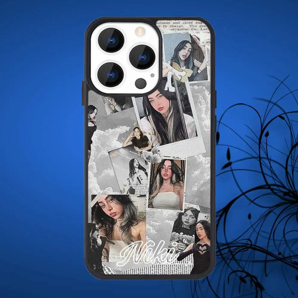 Funda de teléfono Singer n-nicki Nicole para iPhone 17,16,15,14,13,12,11,Plus,Pro,Max Mini Magsafe carga inalámbrica magnética