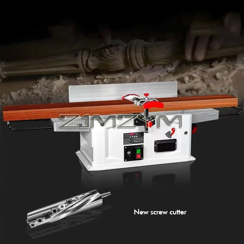 Desktop Eletric Wood Planer Multi-Function High Power Facing Machine Small Woodworking Eletric Planer Machine