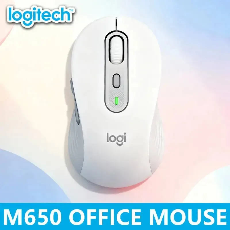 

Беспроводная бесшумная мышь Logitech M650/M350/G402 — совместимая с Bluetooth, идеально подходит для офисных устройств, Plug and Play