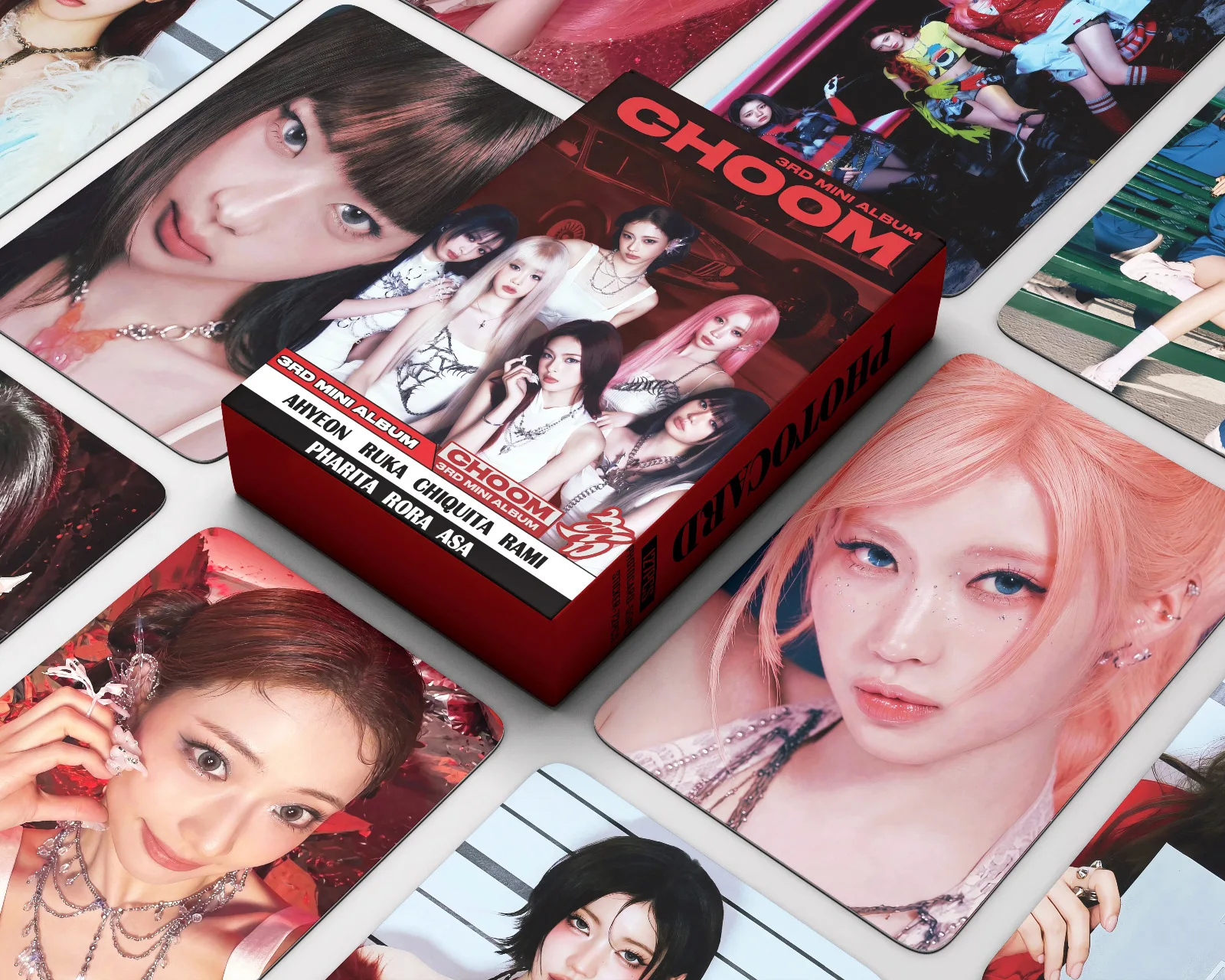 92/127pcs Lomo Cards Stickers Set CHOOM New album Photocards fans peripheral album decoration commemorative Collection Card Gift image 2