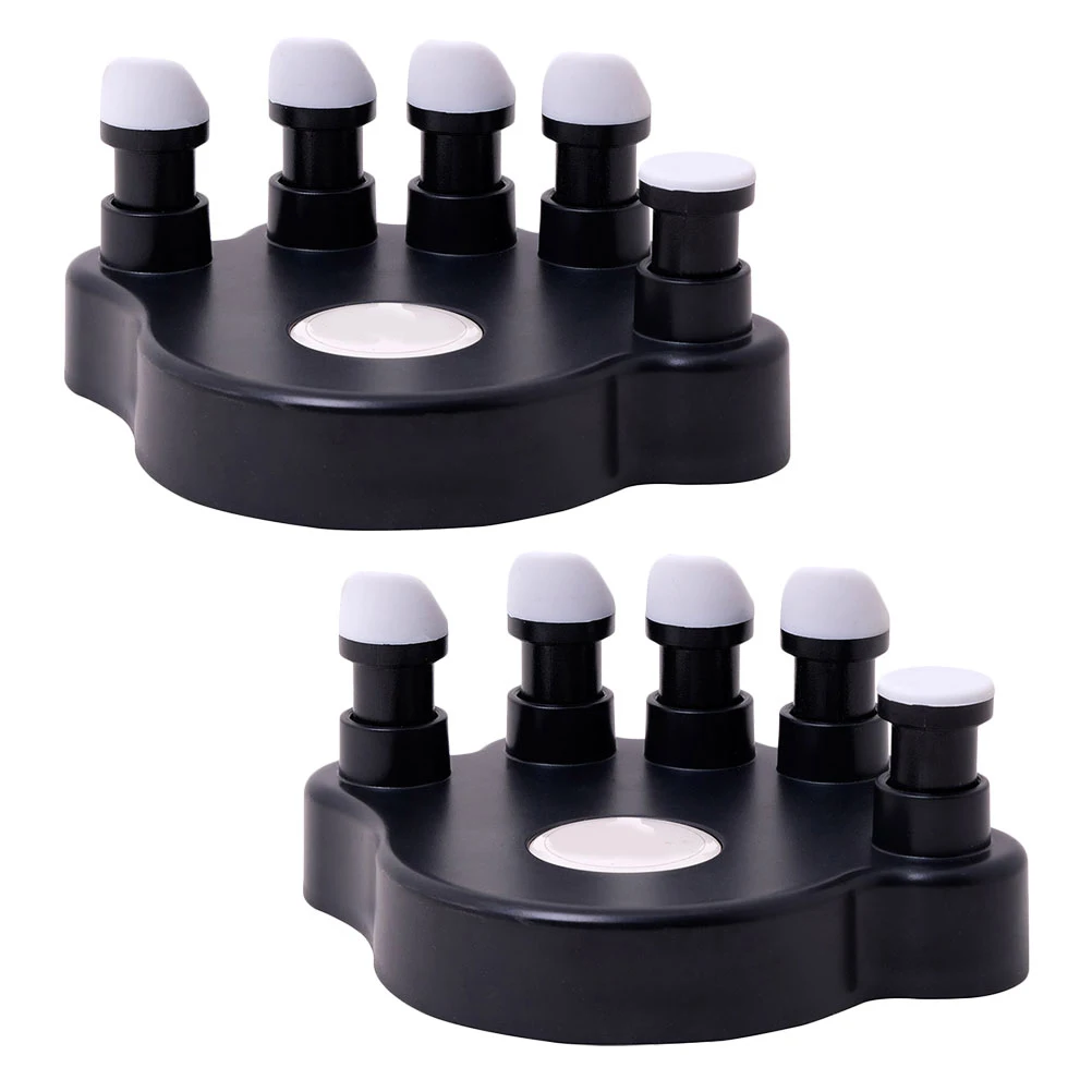 

2pcs Piano Hand Shape Corrector Abs Silicone Anti-Folding Finger Training Device For Piano Practice Beginner Instrument
