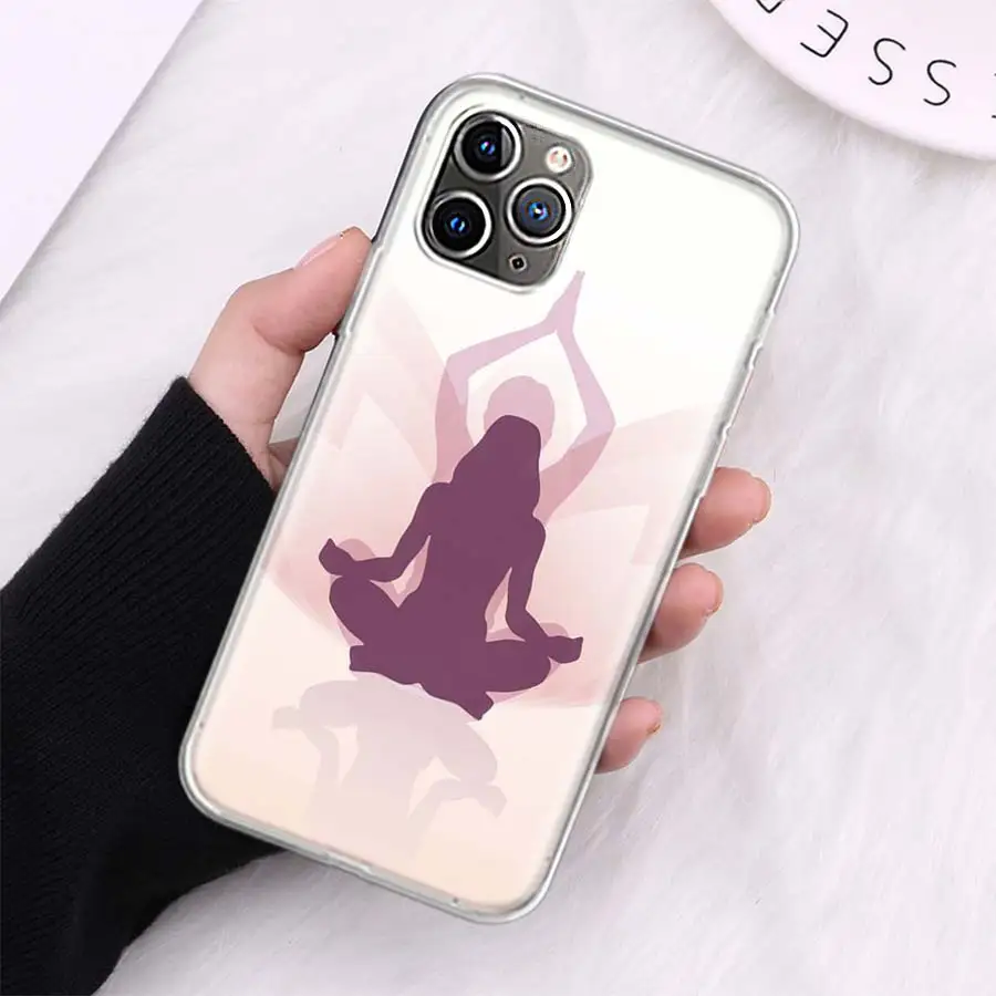 Hot Sell Yoga Namaste Phone Case For Apple Iphone 12 Mini 14 13 15 Pro Max 11 X XS XR 16 Plus Cover Shell Coque