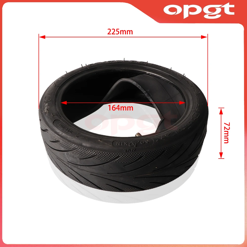 OPGT 60/70-6.5 Max G30 G30D Tire 10inch tube Scooter Tubeless Explosion-proof Electric Bicycle  Wear-resistant Wheel Tyre Black