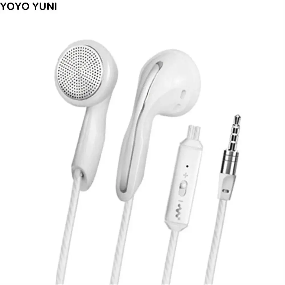 

With Microphone Stereo Bass Phone Headset 3.5mm For Smartphone In Ear Earphones Sport Headset Flat Earbuds Wired Earphones