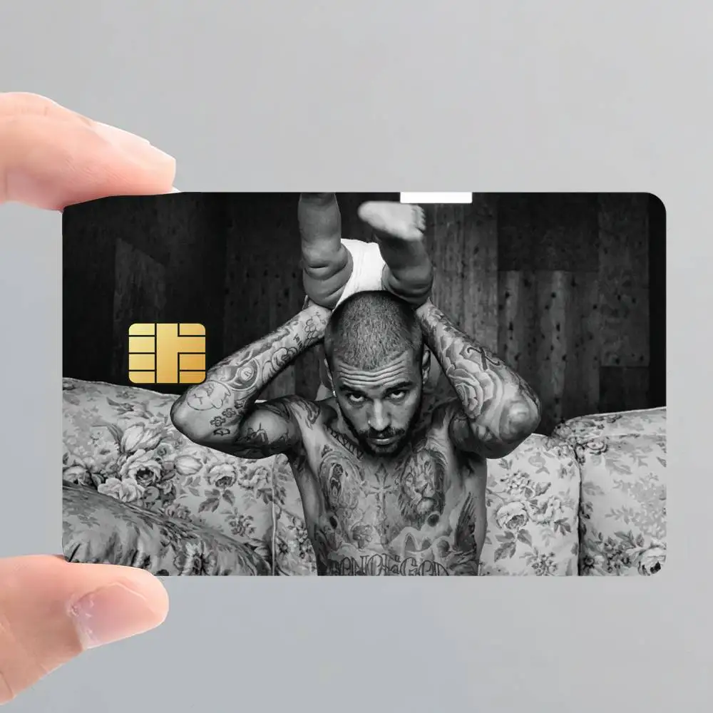 Singer J-Justin Bieber Fashion Card Stickers for Bank Access Protective Waterproof Film Cover Sticker Surprise Gift