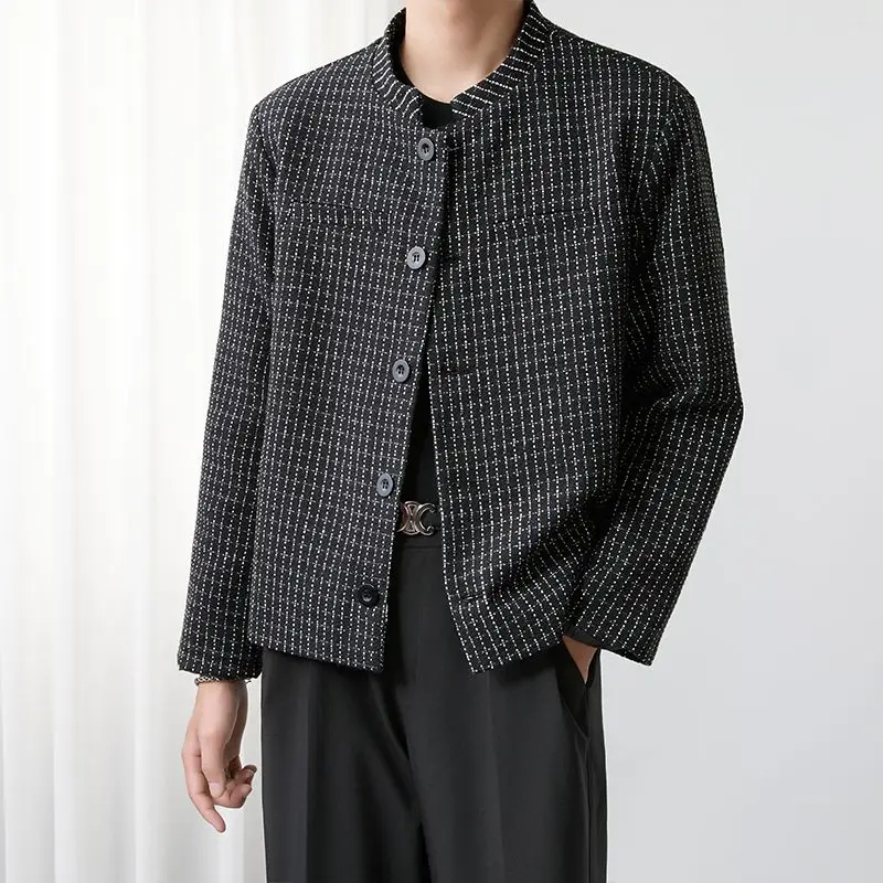 

Bla Cleanfit oulder Pad Роскошное стеганое мужское тюремное осенне-зимнее шерстяное пальто ort Top Faion Urban Sle из полиэфирного волокна