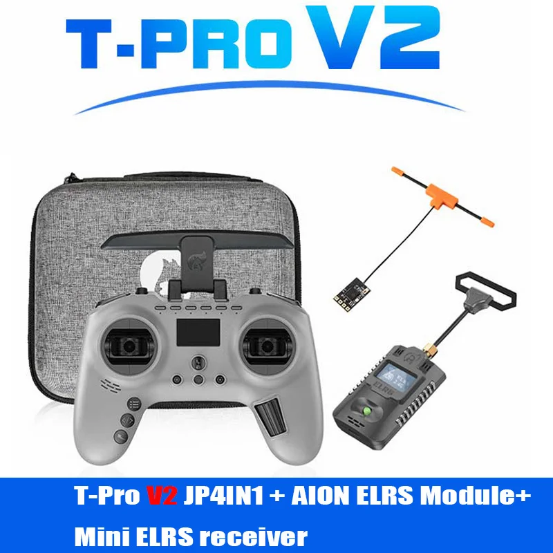 Jumper T-Pro V2 ELRS 1000mW 30dBm JP4IN1 ELRS ExpressLRS Radiobediening voor Hall Gimbals Drones Vliegtuig Multi-protocol Flysky