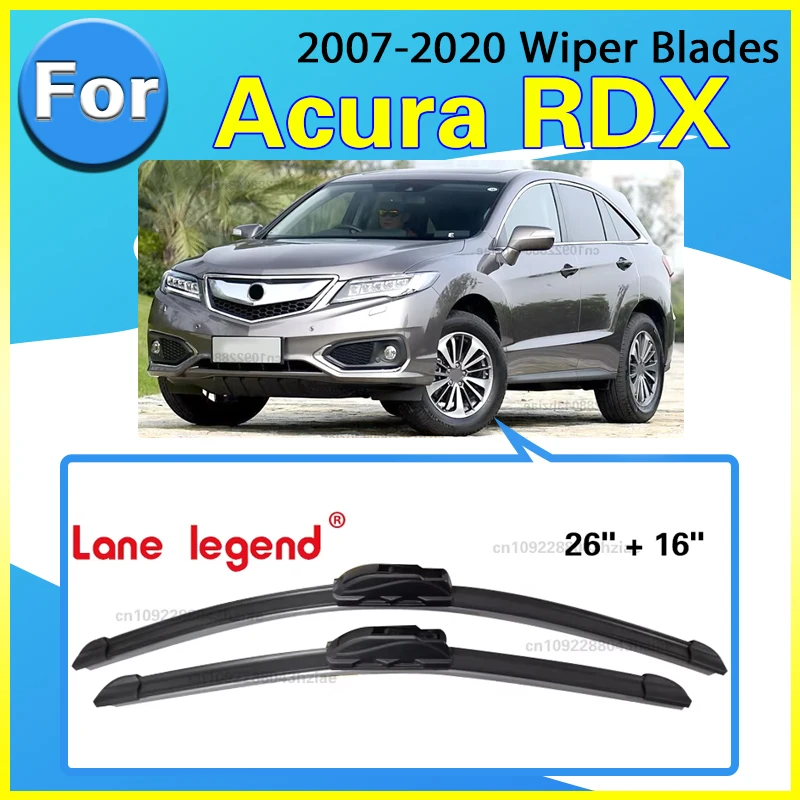 2 قطعة الخلفية ممسحة زجاج أمامي شفرة ل Acura RDX 2007-2020 2008 2009 2010 2013 2014 2015 2016 2017 ماسحات الزجاج الأمامي اكسسوارات