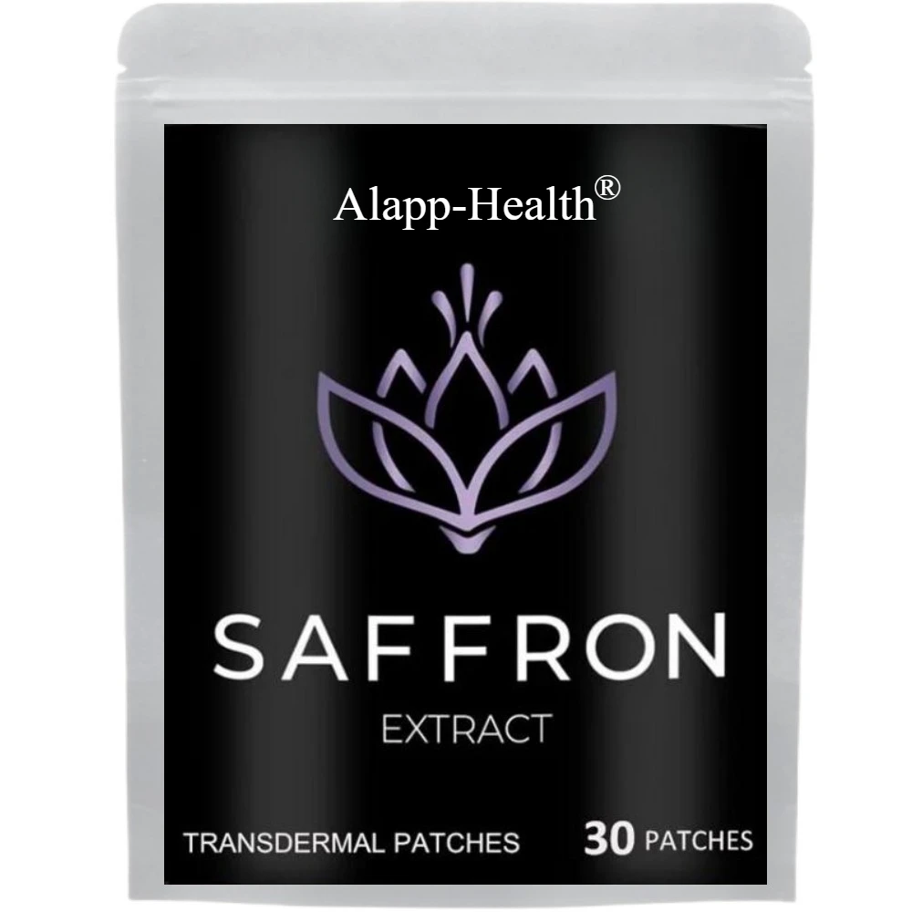 30 Patches Saffron Transdermal Patches Appetite Suppressant For Weight Loss Metabolism Booster Mood Support