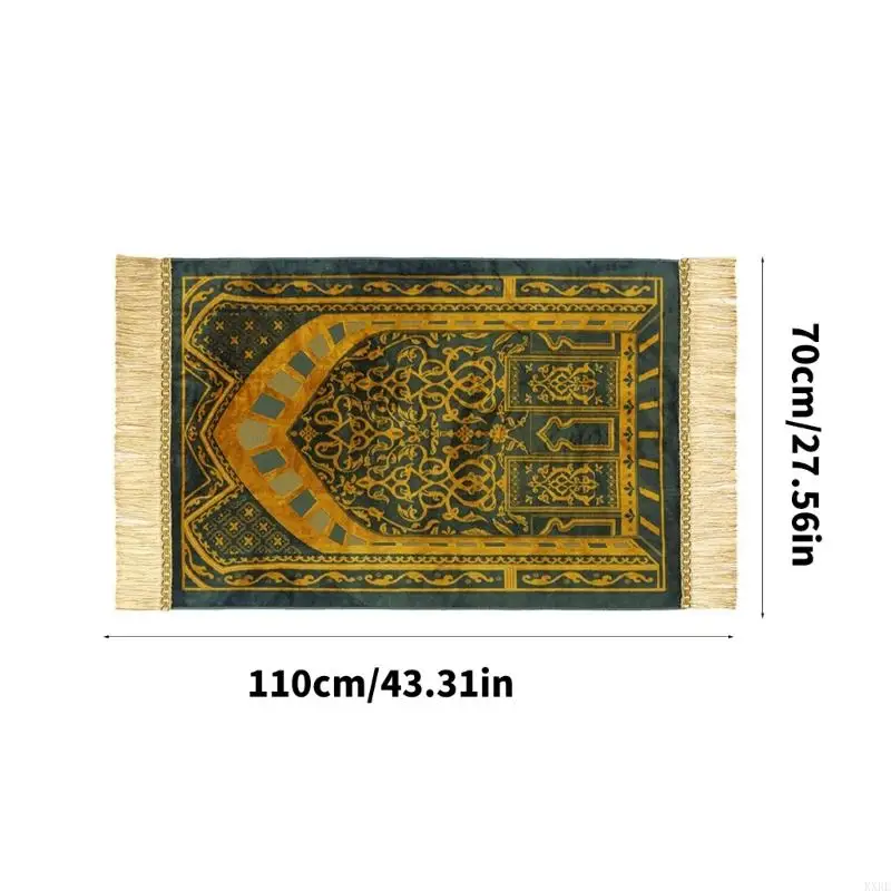 مسلمون الإسلاميون غير الإسلاميون الحصير الصلاة الناعمة سجاد صلاة السفر المحمولة