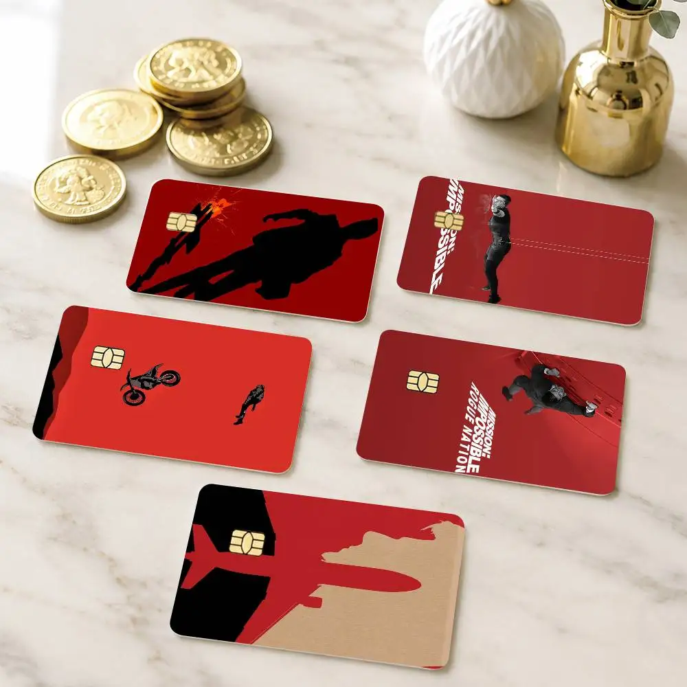 

F-Film Mission Impossible Credit Card HD Stickers Small Chip Waterproof Sticker Game Card Decal Gift