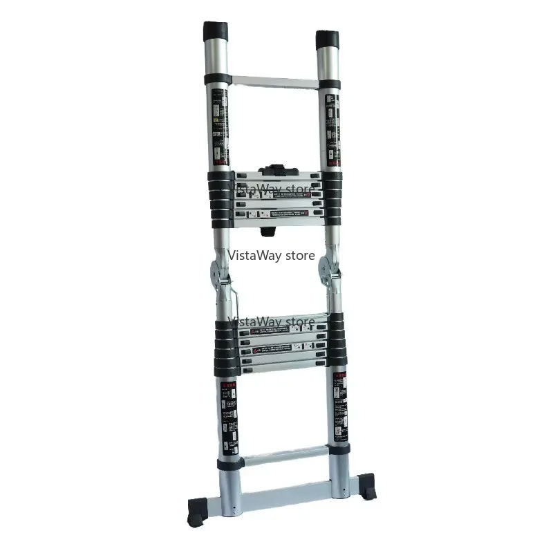 8.2 Meter 10+10 Steps Joint Ladder High Quality Ladders Folding Multipurpose Aluminum