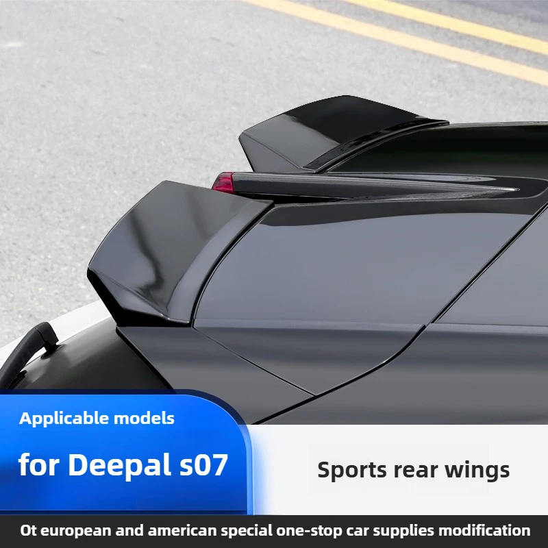 

For Changan Deepal S07/S7 2Pcs Car Roof Spoiler Wing Extensions Flaps Sports Tail Modification Rear Wings Decorative Accessories
