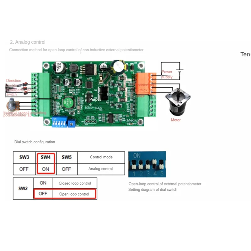 

Delicate Texture-Open Loop Closed Loop Control Sensitized And Non-Sensitized Compatible 9V-36V Brushless Motor Driver Board Cont