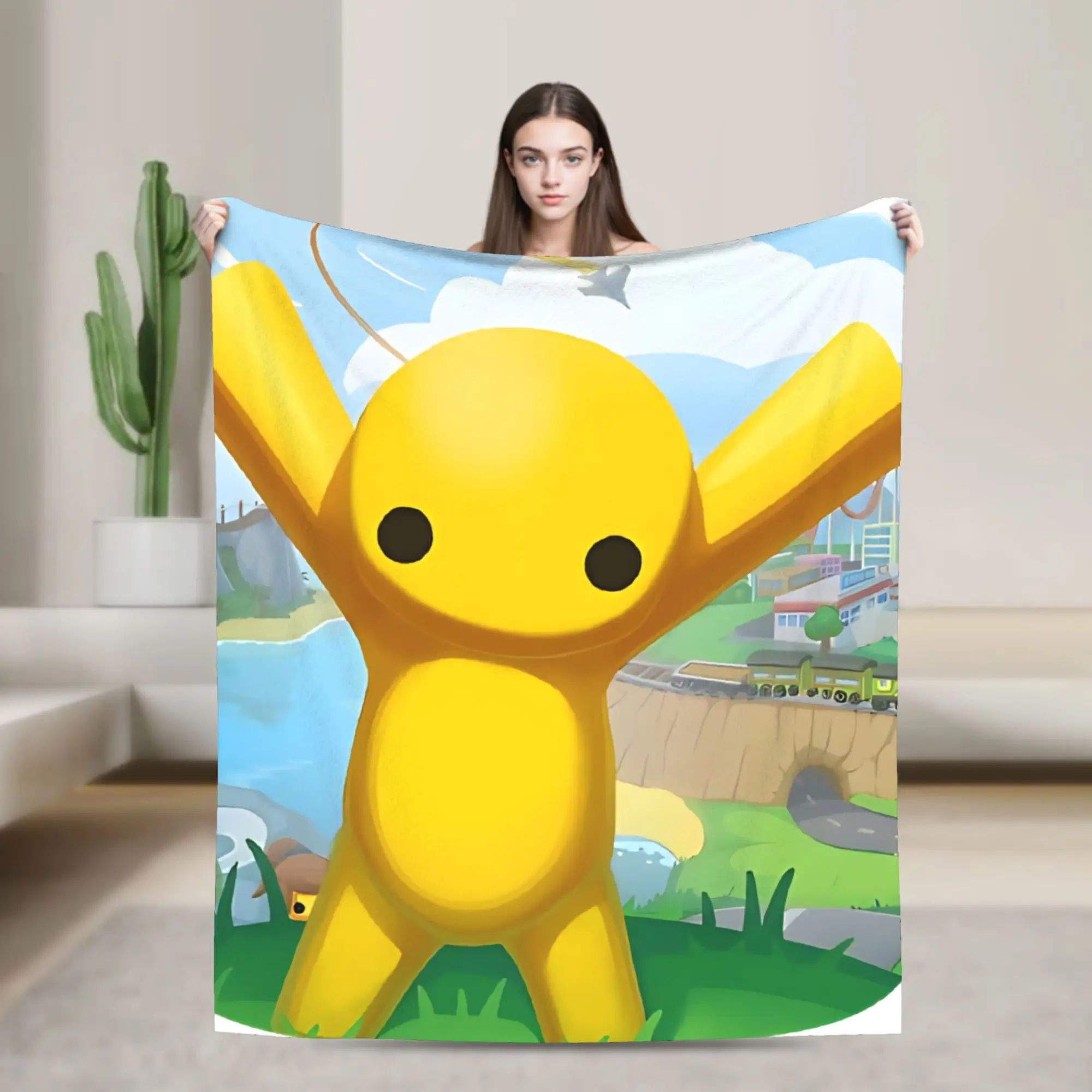 Wobbly Life Soft Warm Blanket  Kids Adult Plush Throw Blanket Novelty Living Room Flannel Bedspread Sofa Bed Cover