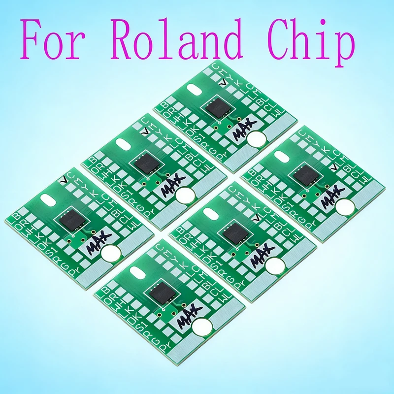 Para Roland ECO-MAX Chip de cartucho de tinta permanente de 220ml para Roland VS640 XC540 VP540 XJ540 SJ540 SJ745 SP-540i SP-300i SP-300i