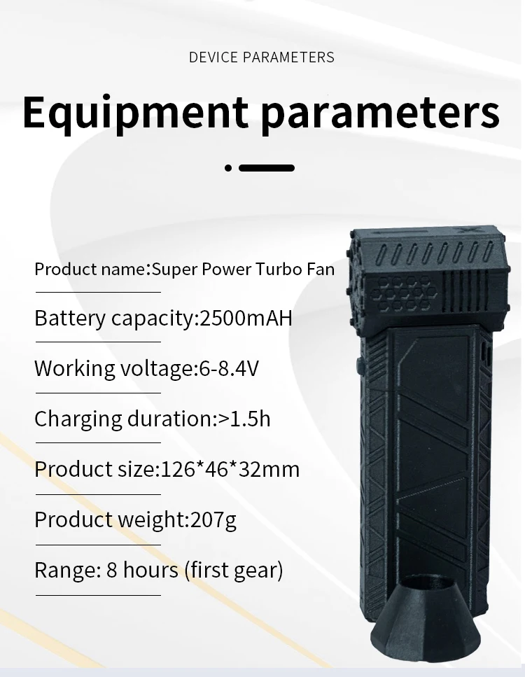 Imagem -04 - Ventilador Turbo Violento x Mini Novo