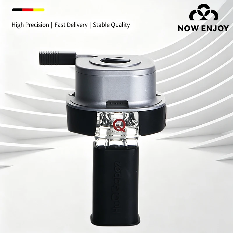 NIOW ENJOY Hookah Pot Chicha Nargile Glass Bowl Set Aluminum Alloy Carbon Partition Gift Box Shisha Heating Hookah Accessory