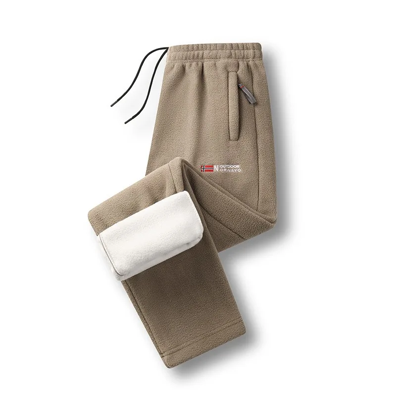 Men-Polar-Fleece-Sweatpants-Winter-Warm-Thick-Jogger-Pants-Elastic-Waist-Drawstring-Solid-Color-Casual-Thermal-Trousers-Outdoor