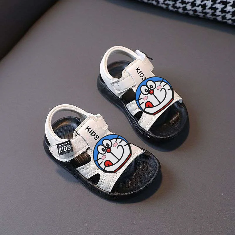 

Baby cartoon cute Sandals Summer Girls Toddler Shoes Soft Sole Doraemon Cute Boys Beach Shoes children Casual Shoes