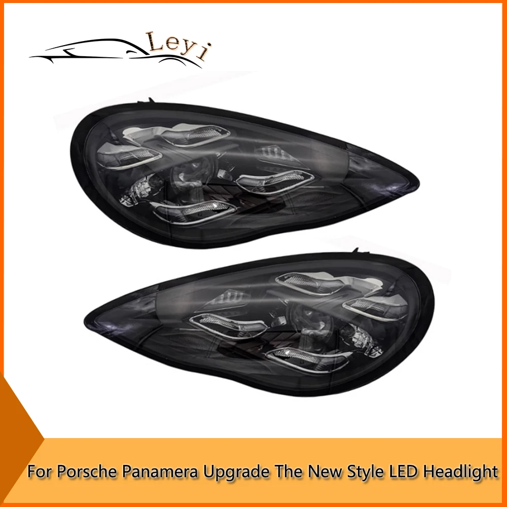 Headlights For Porsche Panamera Model Upgrade The New Style LED Front Lamp Turnning Signal Matrix  Light Plug Play Accessories