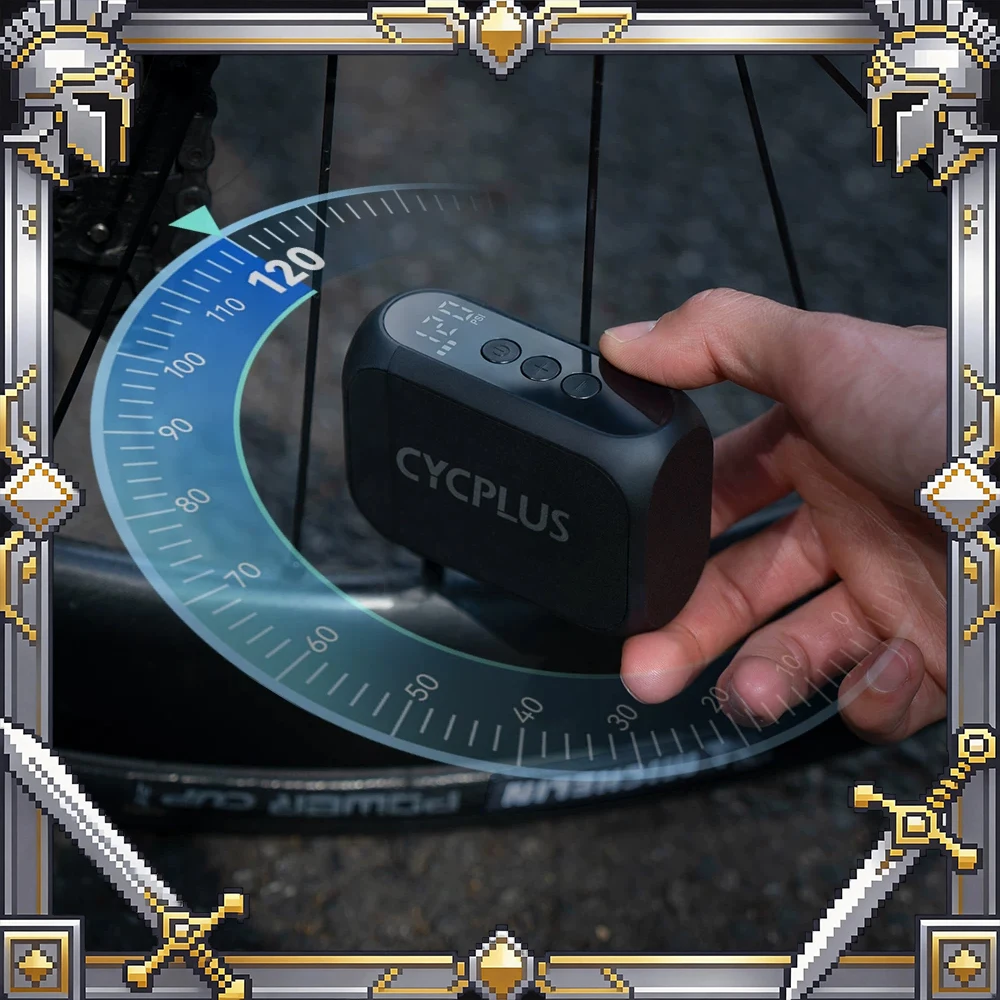 CYCPLUS AS210Max Mini Electric Bicycle Pump Portable High Pressure Smart Tire Inflator
