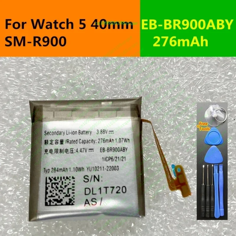 EB-BR900ABY 276mAh Replacement Battery For Watch 5 40mm SM-R900 SM-R900N SM-R905Clippers
