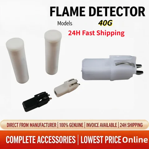 White/Black 40G Photocell Flame Detector Flame Sensor, for Riello Type 40G and Press Oil Burner