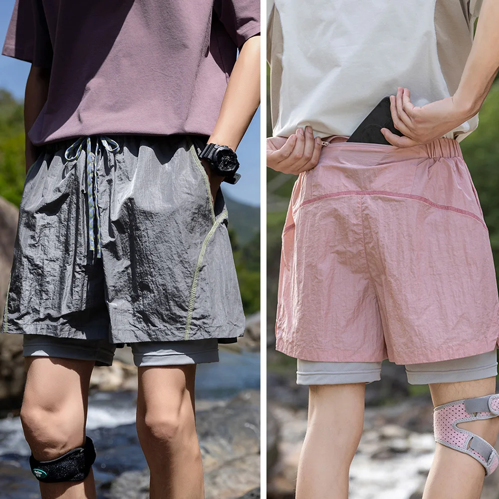 Men Women Summer Outdoor Sports Running Hiking Lightweight Quick Dry Fitness Shorts Fashion Streetwear Shorts Pant