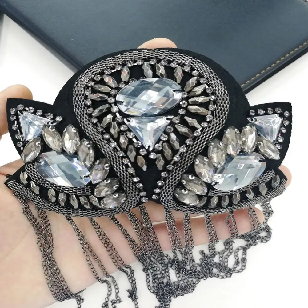 

2023 Handmade Epaulette Jewelery Tassel Shoulder Brooch Epaulet /epaulettes Spikes/ Blazer Accessories/pin