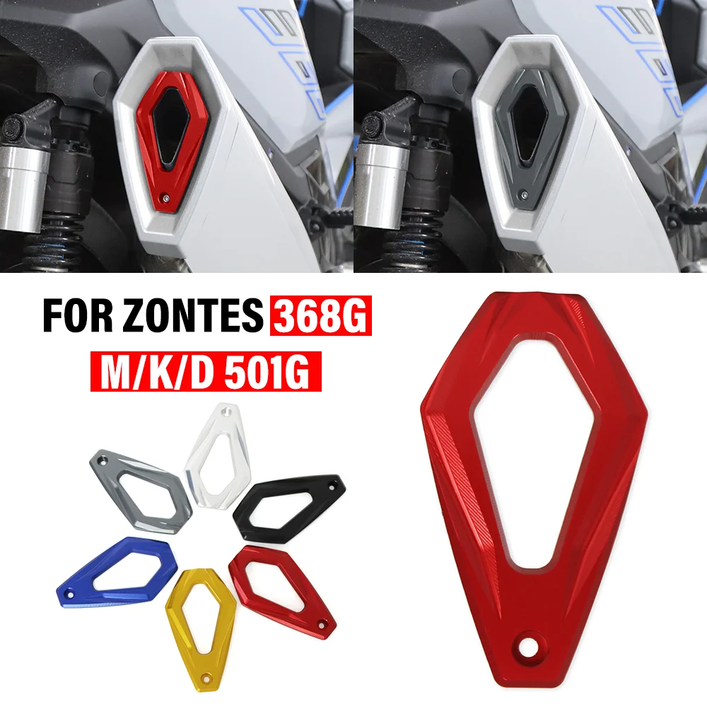 

For ZONTES 368G 368M 368K 368M 368D 501G Motorcycle Exhaust Pipe Protective Pipe Tail Decorative Cap Cover Aluminum Accessories