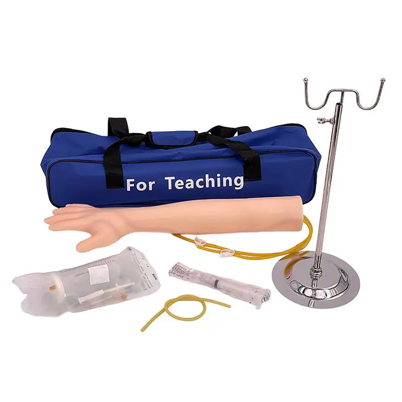 

Phlebotomy Practice Kit IV Venipuncture Intravenous Training Kit With Carrying Bag Practice IV Skills Sit For Students