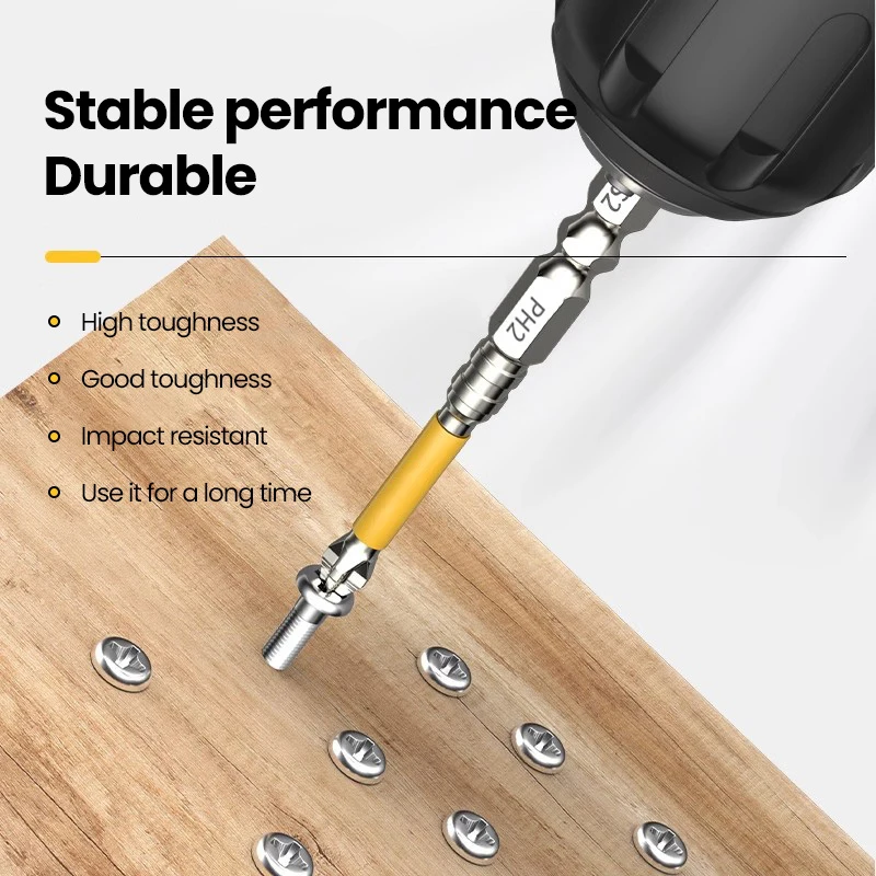 Threaded Cross Non-slip Toothed S2 Alloy Material Special Original High Impact Hand Drill Bit