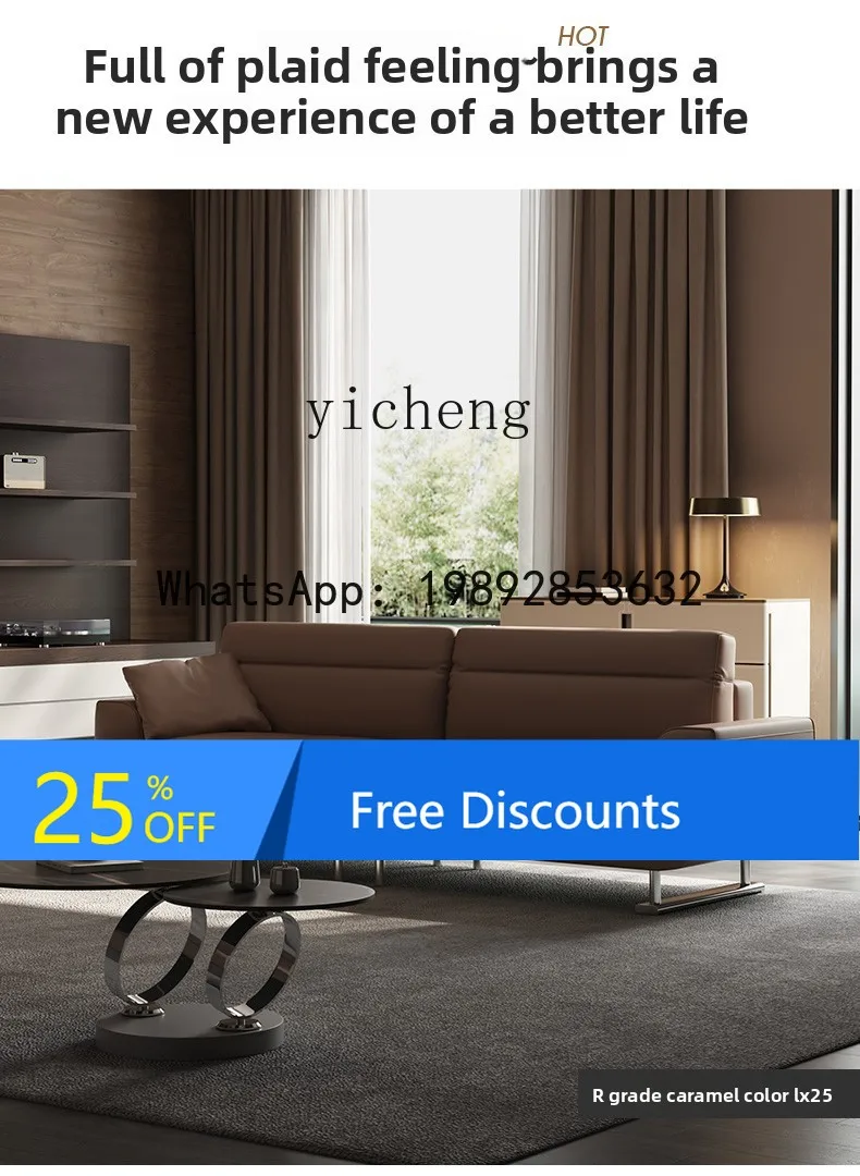 first-layer cowhide leather sofa three-person leather full leather sofa minimalist sofa