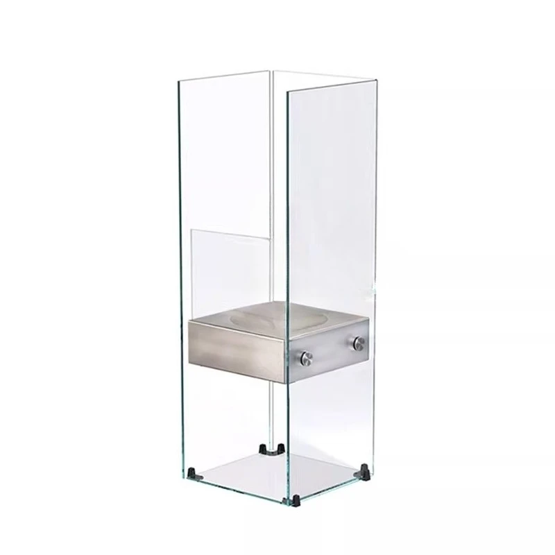 Small freestanding outdoor alcohol fireplace home heater decoration cabinet