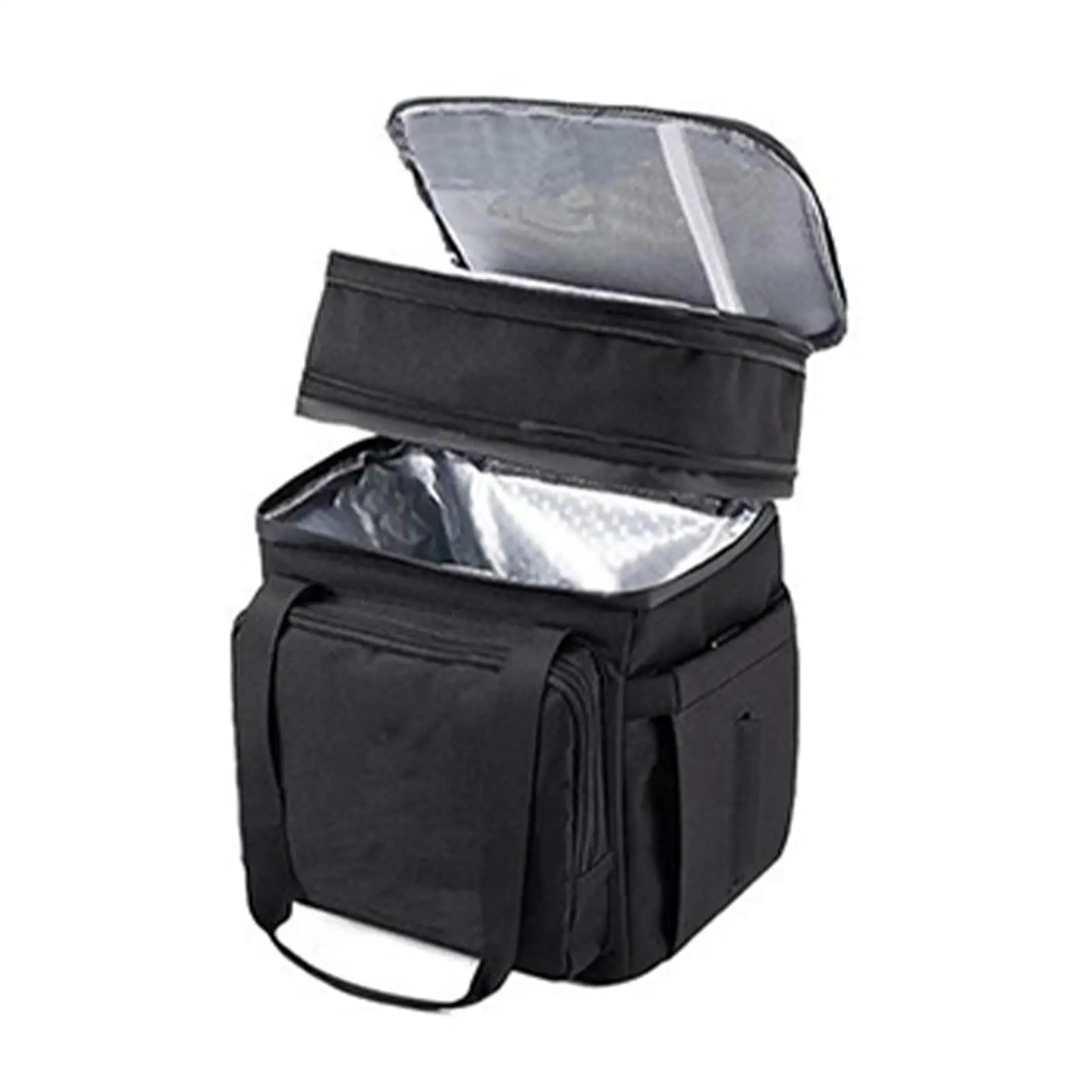 Lunch Bag Lunch Tote Bag Expandable Leakproof Insulated Shoulder Strap Double Deck Tote For Outdoor Picnic Work Men