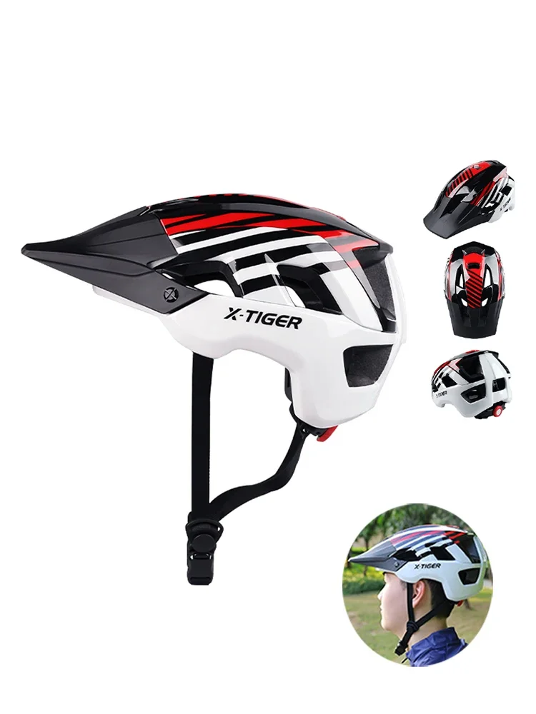AliExpress X-TIGER Bicycle Helmet Lightweight Mountain Bike Helmet MTB Safety Helmet Cycling Safety Helmet Sports Safety Helmet With Visor