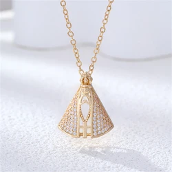 Hot Selling Copper Inlaid Zircon Cross Virgin Mary Pendant Believer Necklace Women Men Religious Catholic Prayer Jewelry Gifts