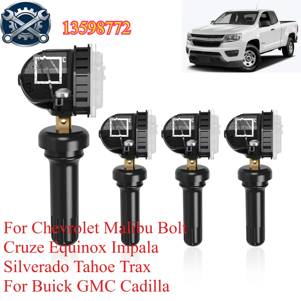 13598772 TPMS Tire Pressure Sensor For Chevrolet  Malibu Bolt Cruze Equinox Impala Silverado Tahoe Trax For Buick GMC Cadillac