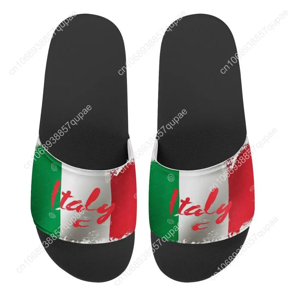 Sepatu Air kustom mode cetak bendera Italia pria wanita sandal Kolam Renang Pantai kamar mandi anak yang dapat dipakai di luar ruangan