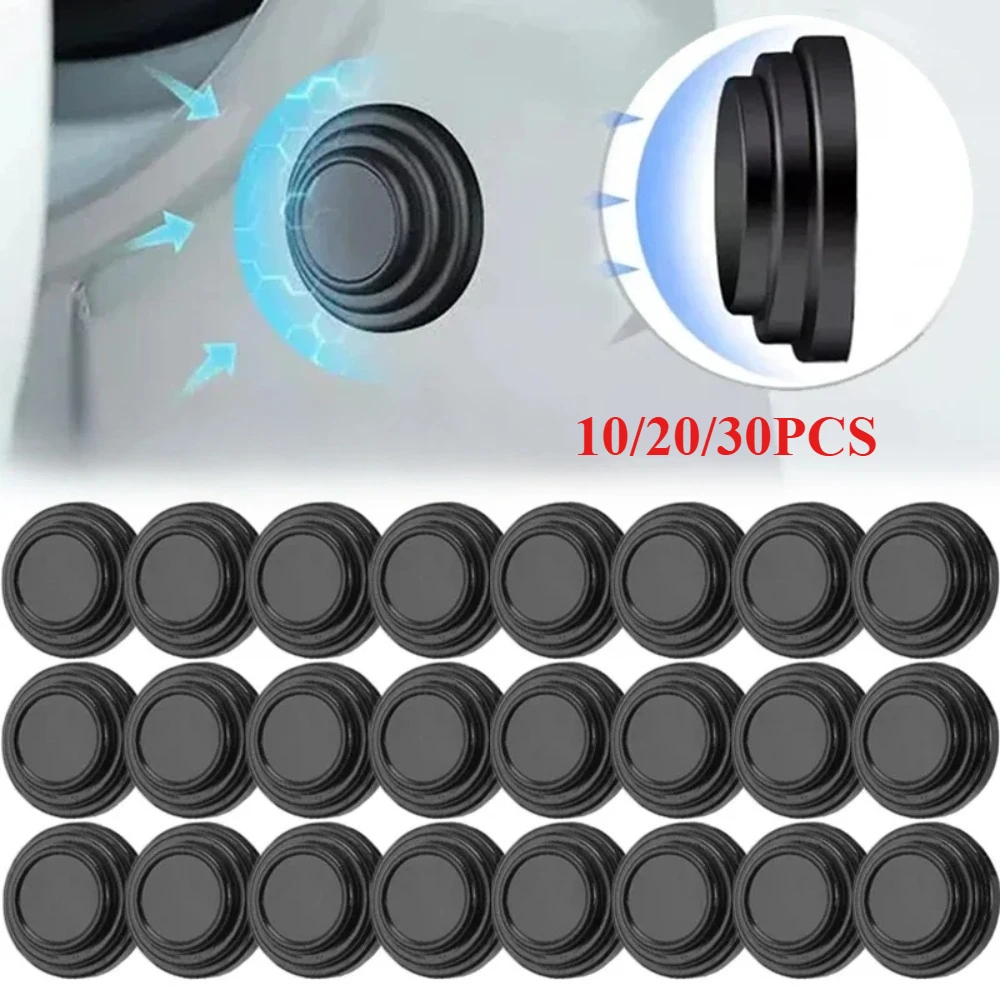 Car Door Shock Absorber Pads Buffer Bumper Anti-collision Shock Absorbing Gasket for Auto Sound Insulation Adhesive Stickers