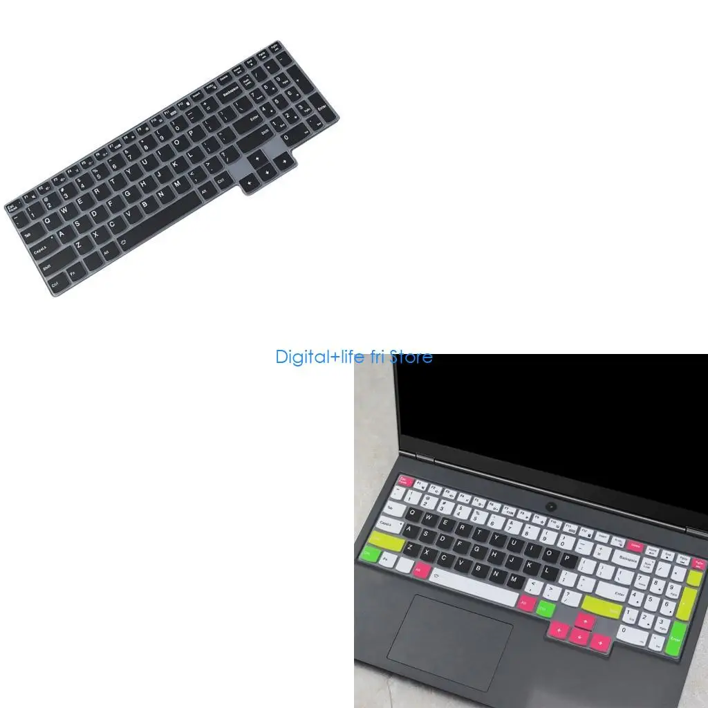 E06D Silicone Keyboards Cover for R9000P/R7000/Y9000 Waterproof and Dustproof Protects Against Spills and Debris