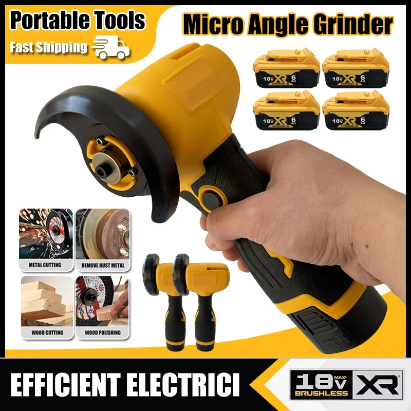 

Mini Angle Grinder Lithium Battery Charging Angle Grinder Multifunctional Household Small Angle Hand For Dewalt 12V Battery