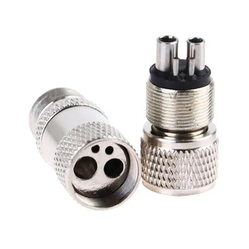 

4 Holes to 2 Holes Dental High Speed Handpiece Turbine Adapter Changer Connector Tool for Air Motor Dental Equipment