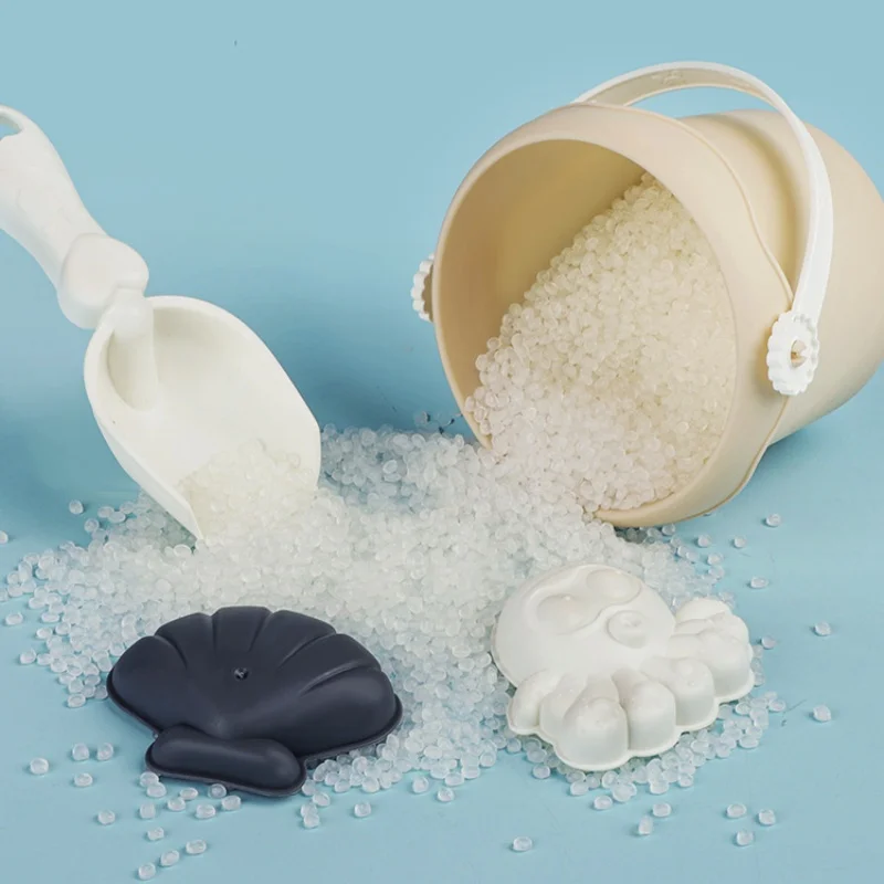 Zestaw zabawek plażowych dla dzieci Idealny na letnie kopanie w piasku Zabawa w wodzie Zabawne zabawki plażowe w kolorze Morandi