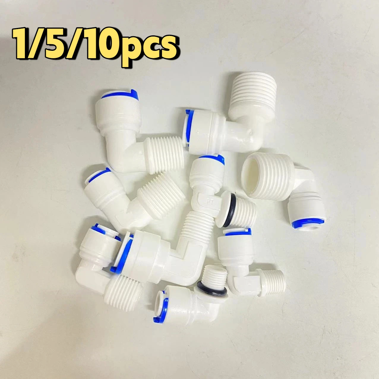 1/5/10PCS RO Water Purifier Hose OD Tube Connector for Reverse Osmosis System Aquarium 1/8' 1/4' 3/8' 1/2' Pipe Fittings